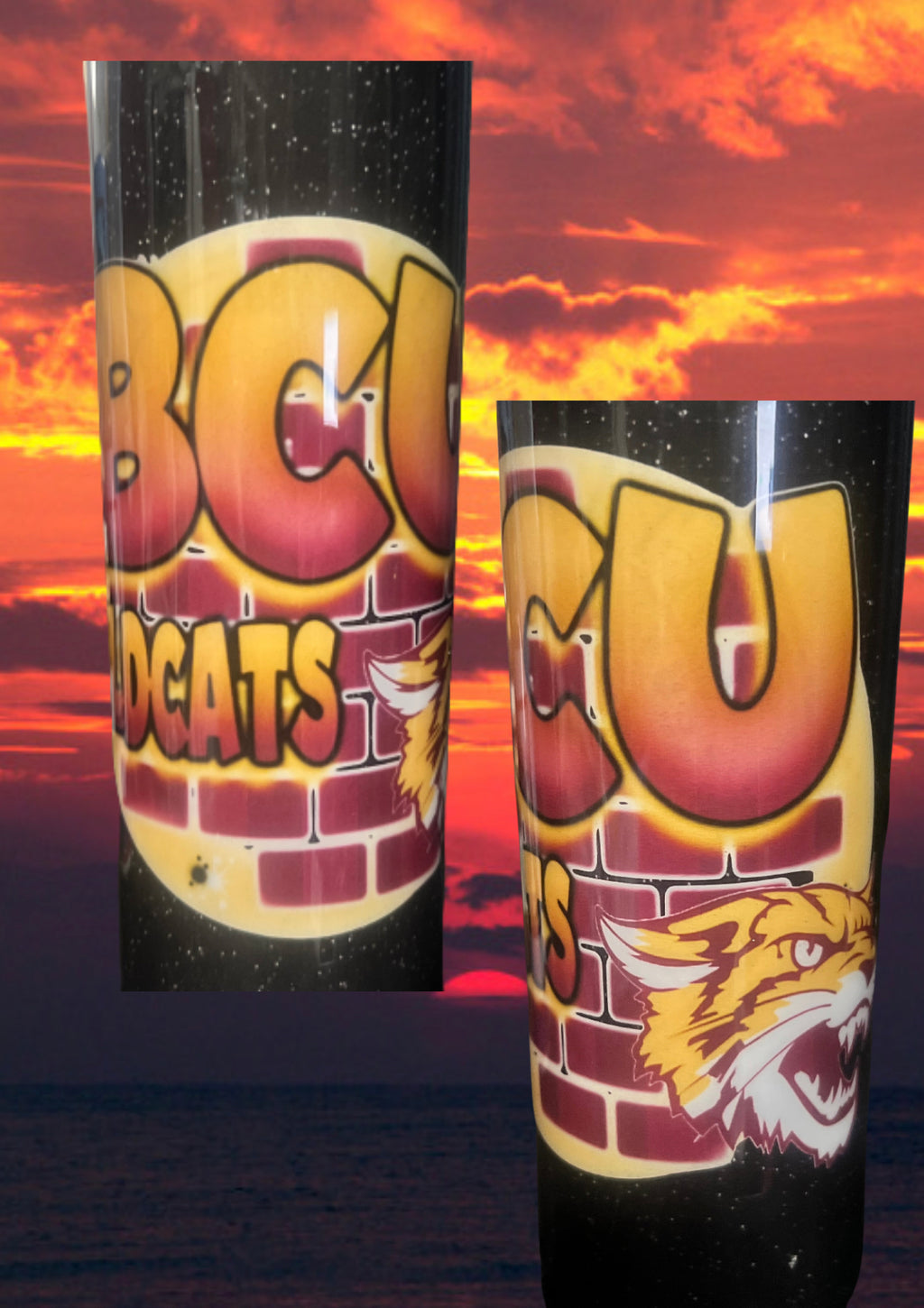 Hail Wildcats 20 ounce tumbler