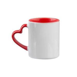 11 oz Red Heart coffee cups  “FOR CRAFTERS ONLY”