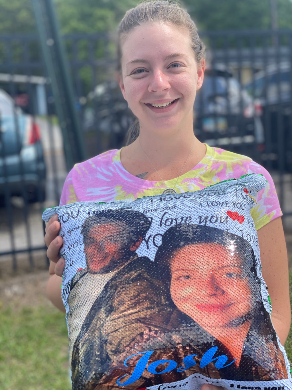 Customized your sequin pillow