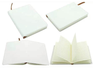 “FOR CRAFTERS ONLY” Blank Sublimation Custom leather notebook cover for travelers