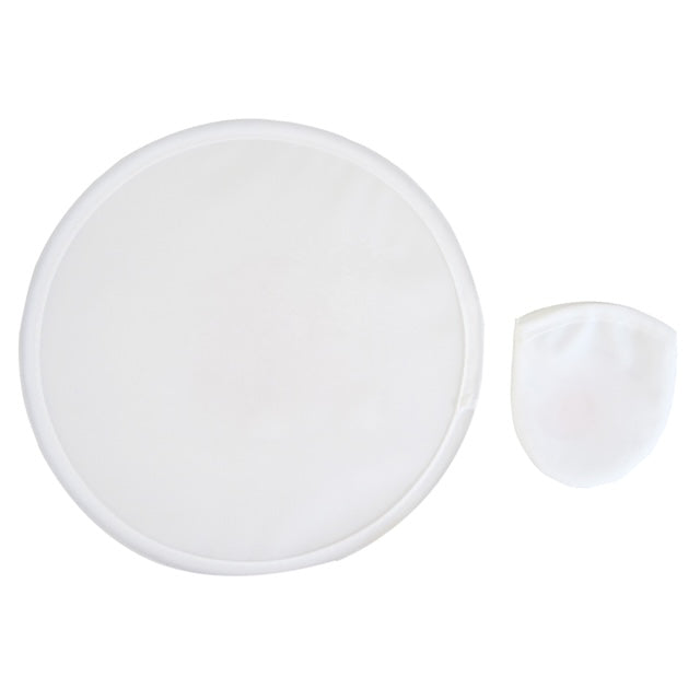 Blank 8 Inch Round sublimation Fan and pouch “FOR CRAFTERS ONLY”