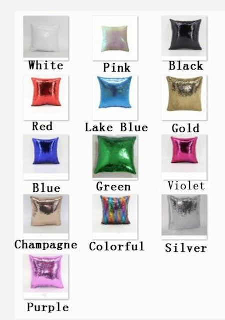 Blank Sequin sublimation pillow case “FOR CRAFTERS ONLY”